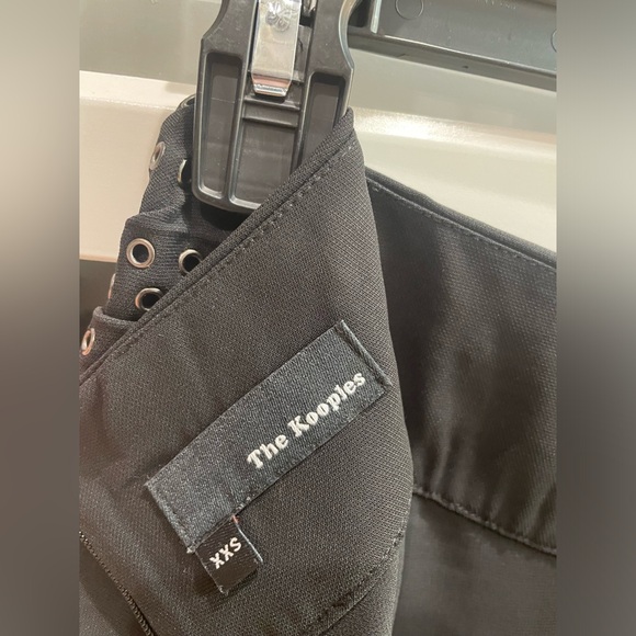 ECU The Kooples Grommet Detail Mini Skirt in Black Size XXS - Picture 9 of 11